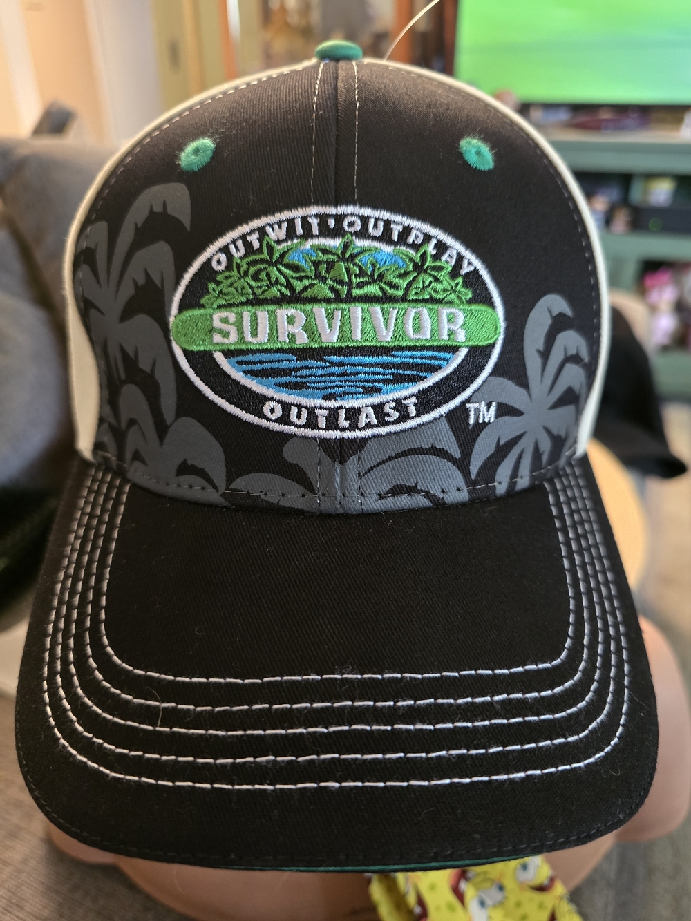 Survivor Logo Black & Gray Trucker Hat Brand NEW!!